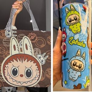 Little Monsters tote and stainless steel tumble BUNDLE